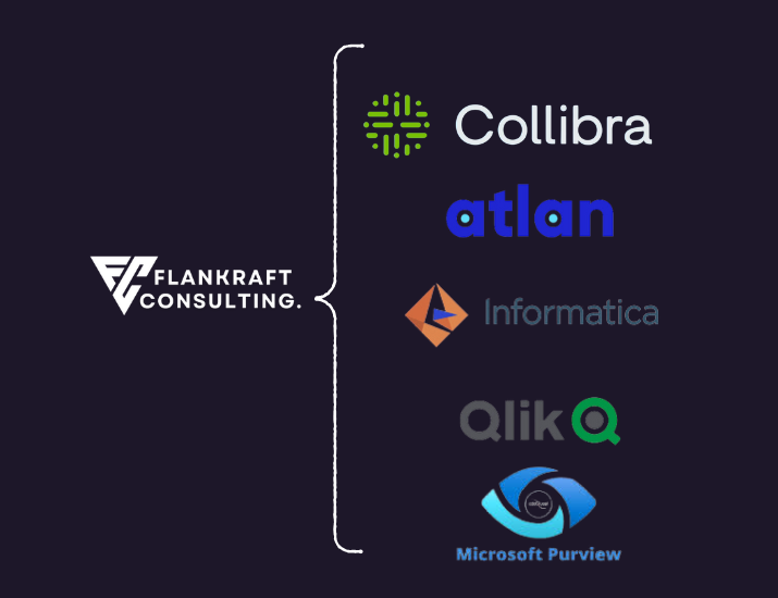 Flankraft supports collibra, Informatica, purview and atlan initiatives